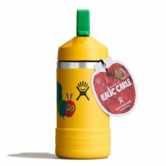kids-12-oz-bottle-world-of-eric-carletm-g6 le26-w12-1000-kids-12-oz-wide-straw-cap-and-boot-yellow-caterpillar-straight-lid-open-withtag.jpg