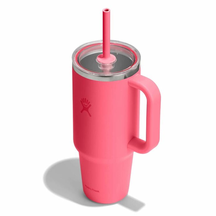 40-oz-travel-tumbler-t5 tt40pscc668-40-oz-travel-tumbler-clear-lid-popstar-pink-angledhigh.jpg